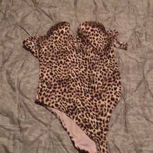 Animal print swimsuit